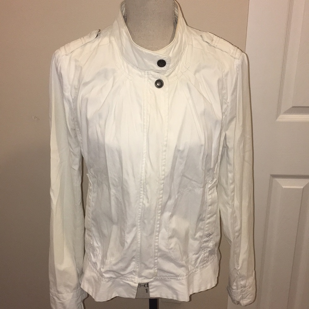 Converse One Star White Microfiber Jacket